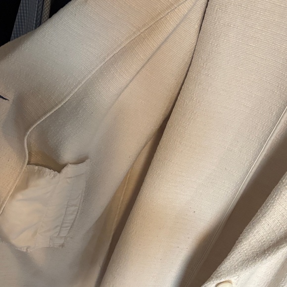 Old Navy Women's Cream Blazer Coat - Picture 3 of 4